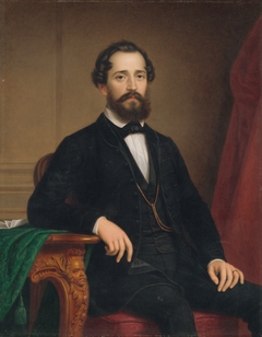 Portrait of A. Príhradný by Miklós Barabás