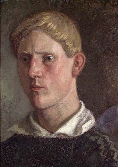 Portrait of a young Man from Setesdal by Olaf Isaachsen