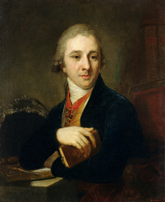 "Portrait of Alexander Labzin" (1766-1825) by Vladimir Borovikovsky