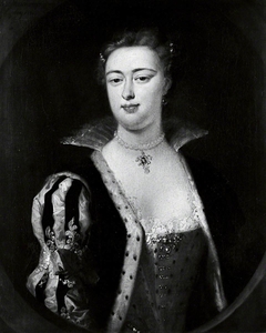 Portrait Of Elizabeth, Marchioness Of Lindsey by Isaac Whood