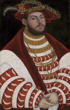 Portrait of John Frederick I, Elector of Saxony by Lucas Cranach the Elder