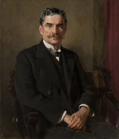 Portrait of Józef Pakies by Kazimierz Pochwalski