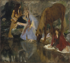 Portrait of Mlle Fiocre in the Ballet "La Source" by Edgar Degas