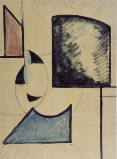 Portrait of Pétro by Theo van Doesburg