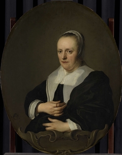 Portrait of Sara de Bie by Jacob Adriaensz Backer