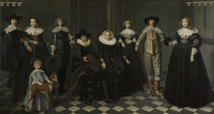 Portrait of the Family of Dirck Bas Jacobsz, Burgomaster of Amsterdam by Dirck Dircksz. van Santvoort