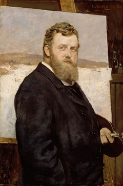 Portrait of the Painter Frits Thaulow by Christian Krohg