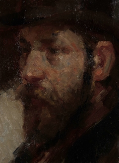 Portret van de kunsthandelaar E.J. van Wisselingh (1848-1912) by Marinus van der Maarel