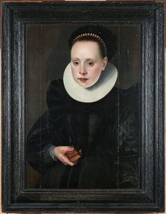 Portret van jeugdig meisje by anonymous painter