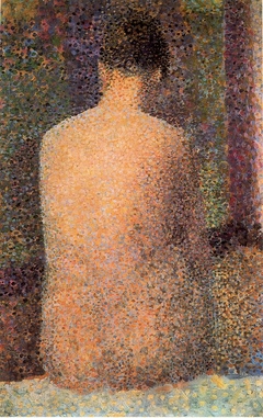 Poseuse de dos by Georges Seurat