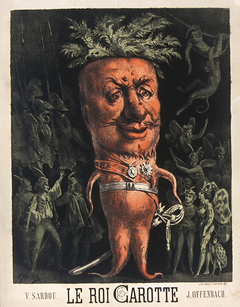 Poster for Le Roi Carotte by Henri Meyer