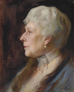 Princess Beatrice, when widow to Prince Henry of Battenberg by Philip de László