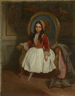 Princess Charlotte of Belgium (1840-1927) by Louis Gallait