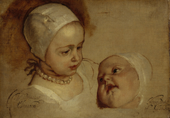 Princess Elizabeth and Princess Anne by Anthony van Dyck