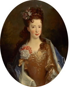 Princess Louisa Maria Teresa Stuart, 1692 - 1712. Daughter of James VII and II by Alexis Simon Belle