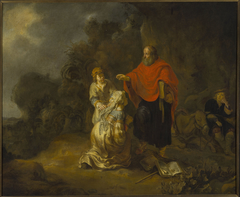 Prophet Elisha and the Shunammite woman on Mt. Carmel by Gerbrand van den Eeckhout