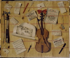 Quodlibet with violin and documents by Cornelis Biltius