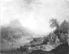 Rheinland Landscape by Christian Georg Schütz