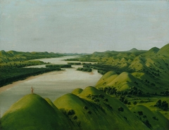 River Bluffs, 1320 Miles above St. Louis by George Catlin