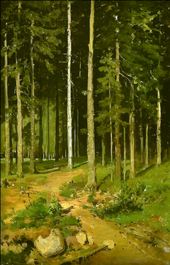 Road in the Forest by Ivan Shishkin