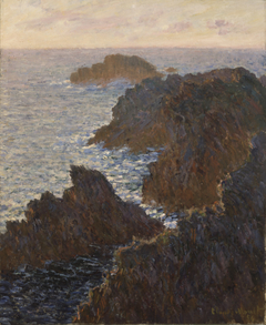 Rocks at Belle-Isle, Port-Domois by Claude Monet