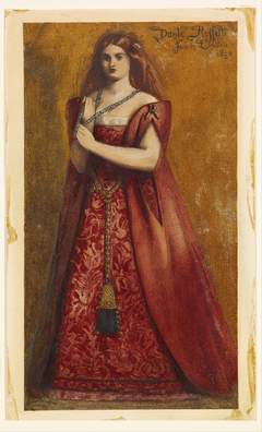 Rosso Vestita [Dressed in Red] by Dante Gabriel Rossetti