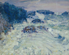 Rough sea, Morestil by John Peter Russell