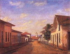 Rua da Cruz Preta, 1858 (Quintino Bocaiuva) by Benedito Calixto