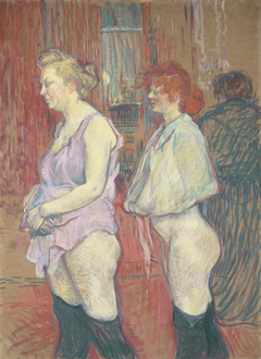 Rue des Moulins, 1894 by Henri de Toulouse-Lautrec