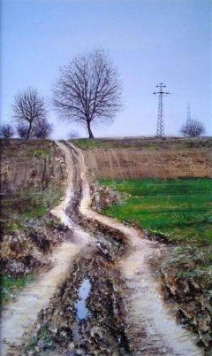 Rural road in early spring-1 by Ivan Grozdanovski