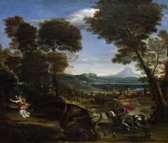 Saint George killing the Dragon by Domenichino