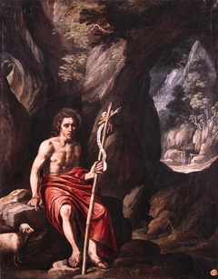 Saint John the Baptist in the Desert by Luis Tristan