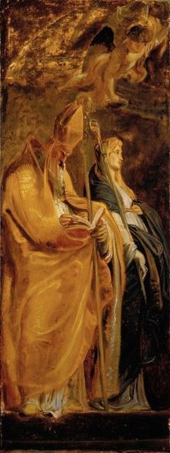 Saints Amandus and Walburga by Peter Paul Rubens