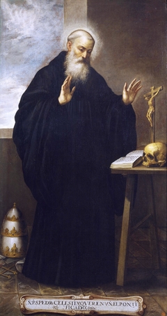 San Pedro Celestino papa by Bartolomé Román