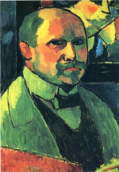 Selbstbildnis 1912 by Alexej von Jawlensky