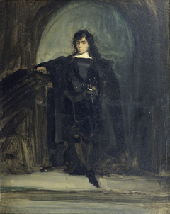 Self Portrait as Ravenswood by Eugène Delacroix