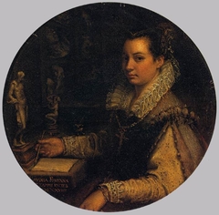 Self-portrait in Uffizi by Lavinia Fontana