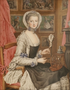 Self-portrait by Maria Christina