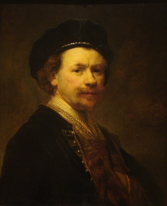 Self-portrait wearing a beret by Rembrandt