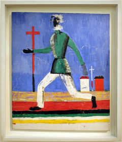 Sensation of danger by Kazimir Malevich