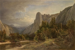 Sentinel Rock, Yosemite by William Keith