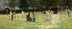 Sir John Lavery - The Tennis Party - ABDAG002350 by John Lavery