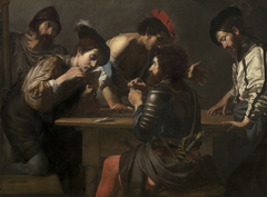 Soldiers Playing Cards and Dice (The Cheats) by Valentin de Boulogne