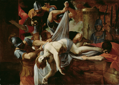 St. Sebastian Thrown into the Cloaca Maxima by Ludovico Carracci