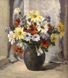 Still Life with Daisies by Ida Eise