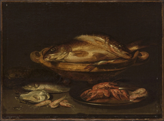 Still Life with Fish and Shellfish by Alexander Adriaenssen