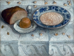 Still life with milk soup (breakfast table) by Paula Modersohn-Becker