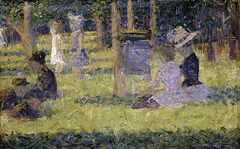 Study for "Bathers at Asnières" by Georges Seurat