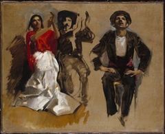 Study for Seated Figures for "El Jaleo" by John Singer Sargent