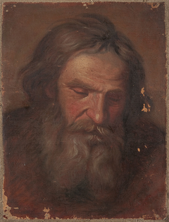 Study of an old man's head by Szymon Czechowicz